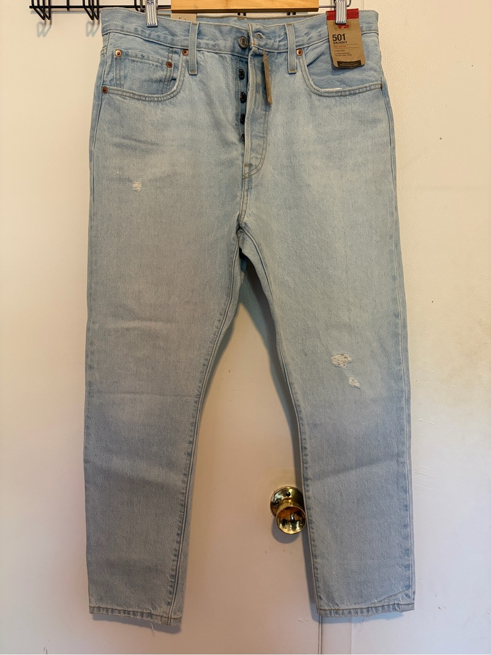 Levi's Womesn’s Straight Jeans in Light Blue